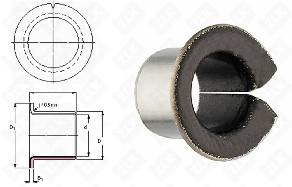 Втулка скольжения PCMF 081005.5 E SKF