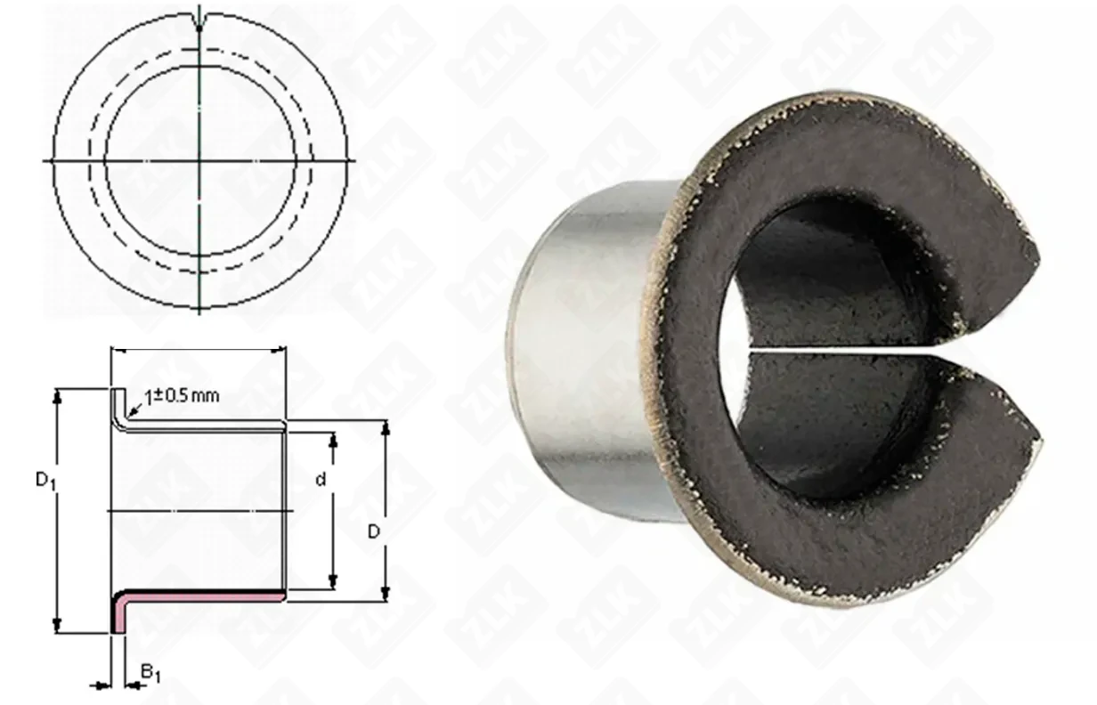Втулка скольжения PCMF 081005.5 E (PCMF 081005.5 E) 8×10×5.5 мм SKF оригинал