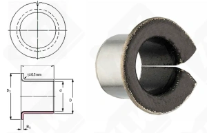 Втулка скольжения PCMF 081005.5 E SKF 8-10-5,5 мм