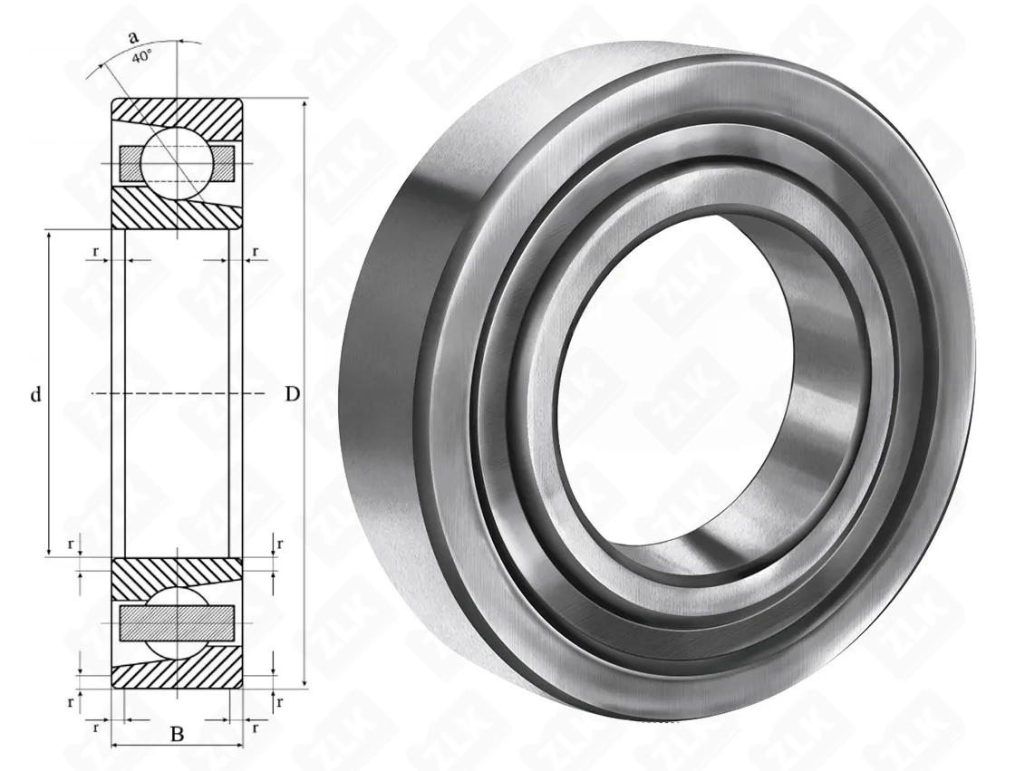 Подшипник шариковый  (BSD3572CGA) 35×72×15 мм SKF оригинал