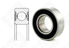 Подшипник 1000087 2RS (6872RS) радиальный шариковый 7-14-5 мм