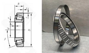 Подшипник T4DB170 радиально-упорный роликовый конический 170-230-32 мм