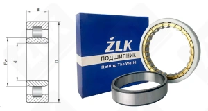 Подшипник 32144 Л (20) (NU1044MVL0241С3) радиальный роликовый токоизолированный 220-340-56 мм