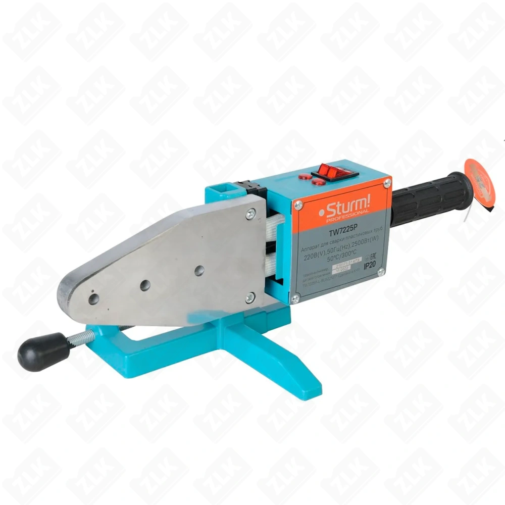 Аппарат для сварки пластик. труб 2500Вт, 6 насадки