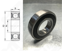 Подшипник 1580209 радиальный шариковый 45-85-21 мм