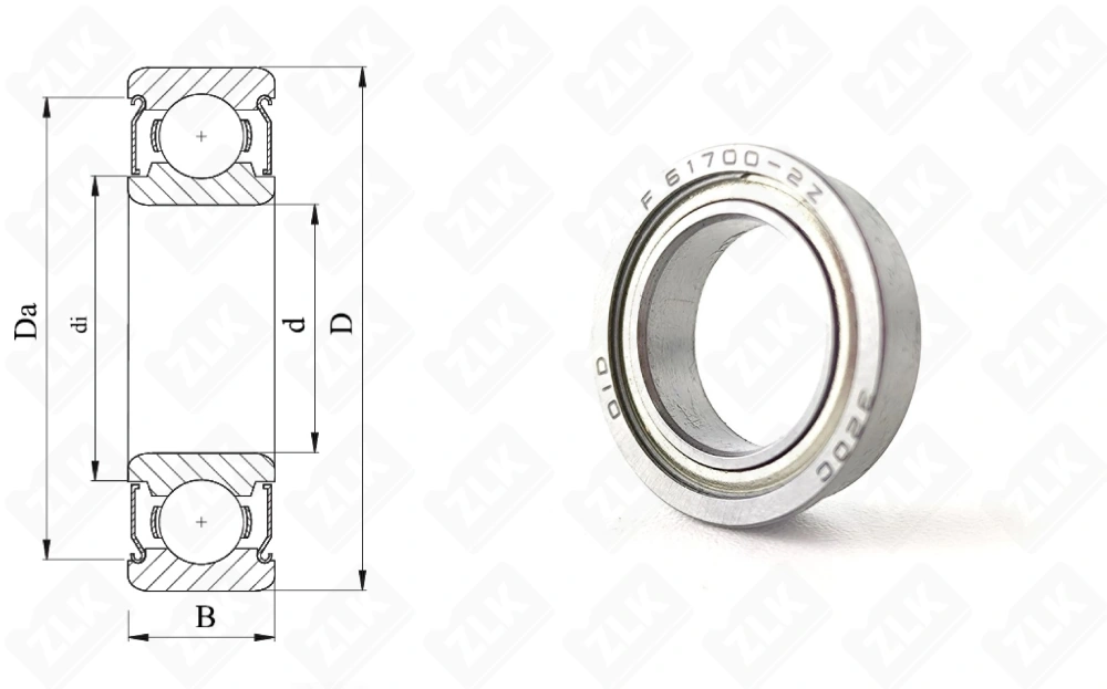 1000700 ZZ (F6700ZZ, F61700ZZ) OID