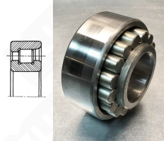 Подшипник 512610 радиальный роликовый 50-110-40 мм
