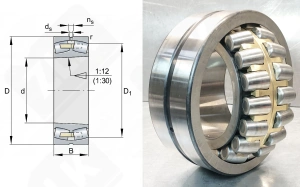 Подшипник 3003726Н (23126E1AKMC3T52PBE) радиальный роликовый самоустанавливающийся 130-210-64 мм