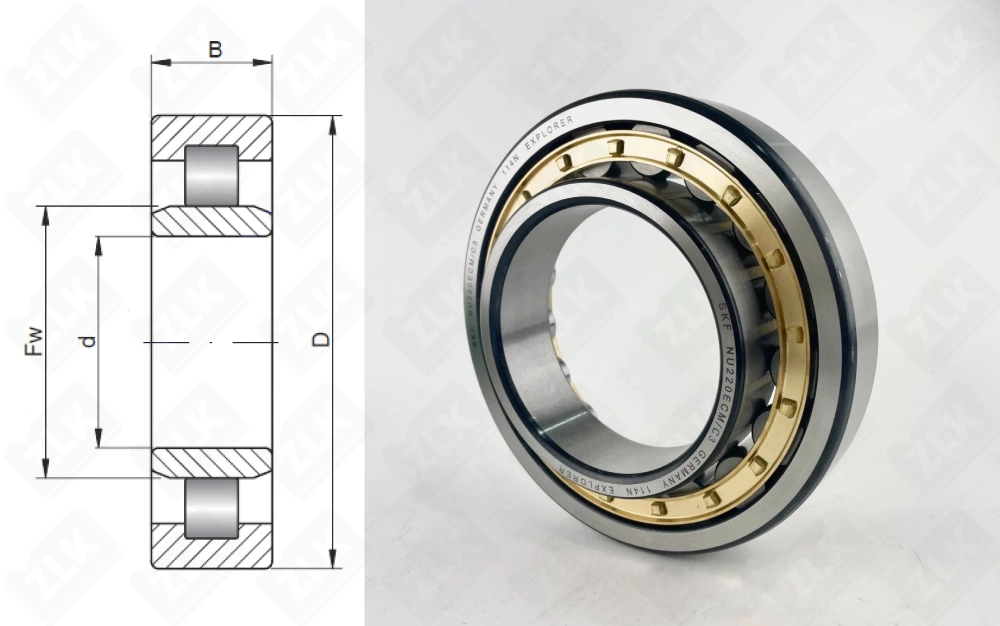 32220 Л (NU220ECMC3) SKF