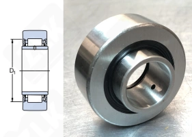 Подшипник NA2204 2RS радиальный игольчатый 20-47-18 мм