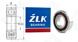 Подшипник 36104 E (7004CP) радиально-упорный шариковый 20-42-12 мм