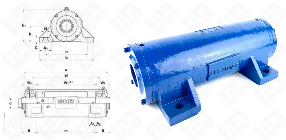 Разъемный корпус ZLG.308.AA ZLK