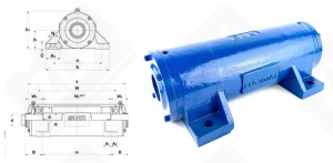 Разъемный корпус ZLG.308.AA 40-190 мм