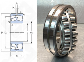 Подшипник 21310 E радиальный роликовый самоустанавливающийся 50-110-27 мм