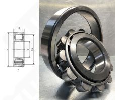 Подшипник 2224 (N224) радиальный роликовый 120-215-40 мм