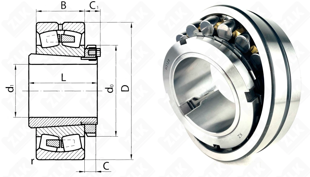 13525 Н (22228KMBW33+H3128,22228ACKW33+H3128) KZ