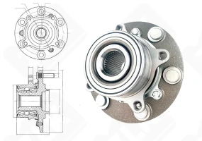 Подшипник MR992374 радиально-упорный шариковый 31,4-169-86,2 мм