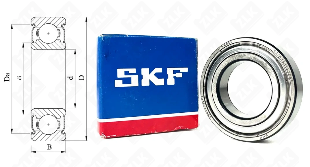 Подшипник шариковый 180106 (6006 ZZC3) 30×55×13 мм SKF