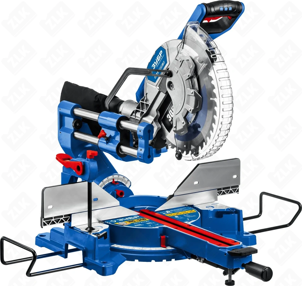 Пила торцовочная 305*30мм 2кВт ЗУБР с протяжкой