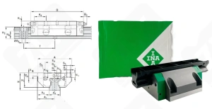 Каретка линейная RWU65EG2V3 170-261.90-90мм