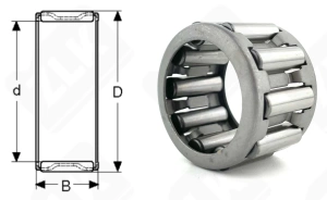 Подшипник K25x37x24 радиальный игольчатый 25-37-24 мм
