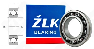 Подшипник 210 (6210) радиальный шариковый 50-90-20 мм