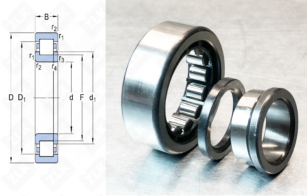 92303 Е (NUP303ETVP2) FAG