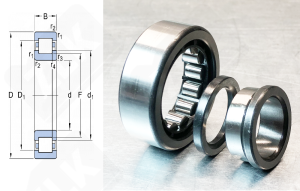 Подшипник 92303Е (NUP303ETVP2) радиальный роликовый 17-47-14 мм