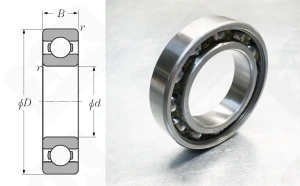 Подшипник 116 (6016C3) радиальный шариковый 80-125-22 мм