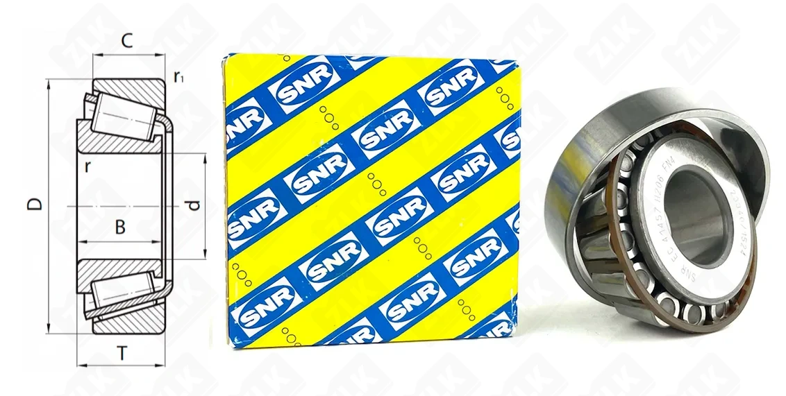 Подшипник роликовый  (EC41457H206) 24.98×65.7×22 мм SNR