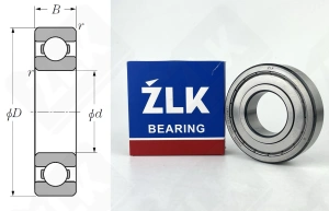 Подшипник 132358 (63082ZC3WT) радиальный шариковый 40-90-23 мм