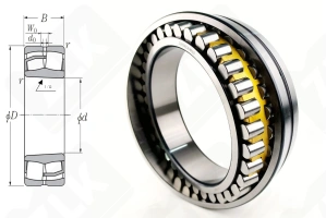 Подшипник 23936CAW33 радиальный роликовый самоустанавливающийся 180-250-52 мм