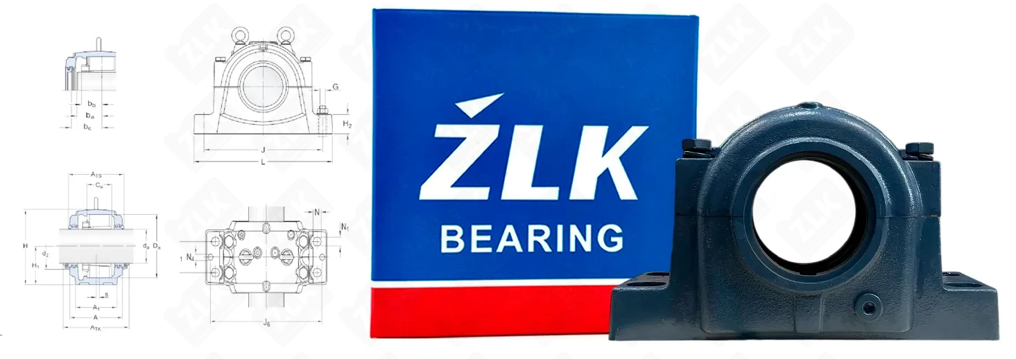 Подшипник корпусный  (SAFD224) ×× мм ZLK