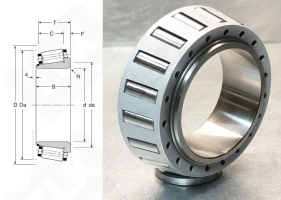 Подшипник 85050/000CB радиально-упорный роликовый конический 50-90-27 мм