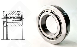 Подшипник опорный первичного вала  8972530981 NQR/NPR/NMR/NLR радиальный роликовый 45-85-19 мм