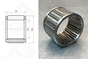Подшипник 464706 Ю радиальный игольчатый 30-36-27 мм