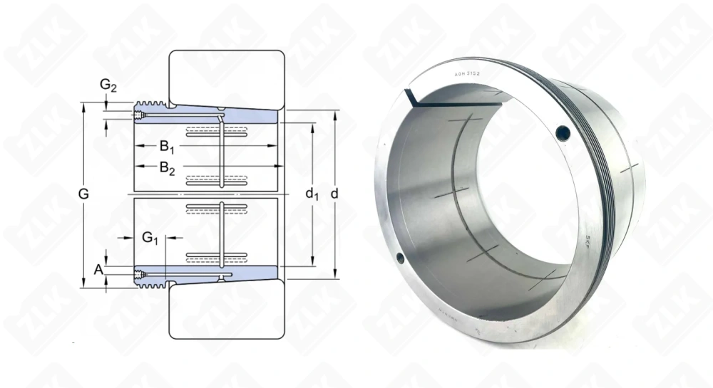 Втулка стяжная AOH3152 SKF