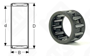 Подшипник K13x17x10 радиальный игольчатый 13-17-10 мм