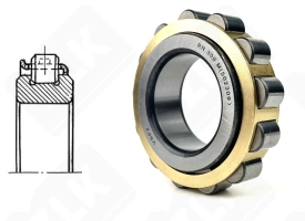 Подшипник 502309 Л (RN309M) радиальный роликовый 45-86,5-25 мм