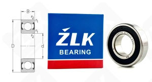 Подшипник 180103 Ш (60032RS) радиальный шариковый 17-35-10 мм