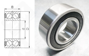 Подшипник 3056309 (2RS) (5309,3309) радиально-упорный шариковый 45-100-39,7 мм