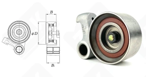 Подшипник LAT1008B (62TB0623B12 531019220 VKM71010) радиальный шариковый 16-62-23 мм