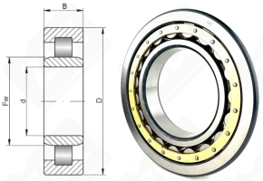Подшипник 32228 Л (20) (NU228MC3) радиальный роликовый 140-250-42 мм
