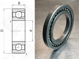 Подшипник 710309 радиальный шариковый 45-100-25 мм