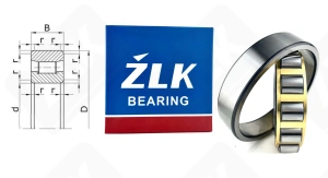 Подшипник 2322 ЛШ4 (N322ECM) радиальный роликовый 110-240-50 мм