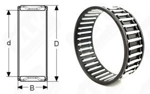 Подшипник K55x60x21 радиальный игольчатый 55-60-21 мм