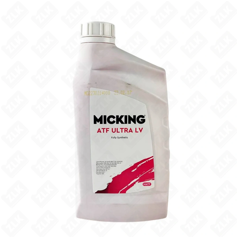 Масло трансмиссионное 1л АКПП MICKING ATF ULTRA LV