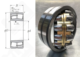 Подшипник 113608 Н (22308KMBW33) радиальный роликовый самоустанавливающийся 40-90-33 мм