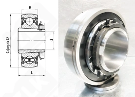 Подшипник 680210 радиальный шариковый 50-100-24/45 мм