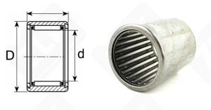 Подшипник игольчатый HK 2538 (HK 2538) 25×32×38 мм